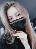Маска женская многоразовая со стразами защитная черная бархат (белые стразы) SKL59-259549 Киев