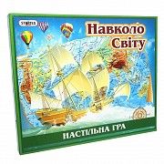 Игра настольная Strateg Навколо світу на украинском SKL11-237832 Киев