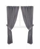 Штора Hygge 250Х200 Black 100 бавовна SKL58-252045 Киев