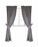 Штора Hygge 250Х200 Marron 100 бавовна SKL58-252047 Киев
