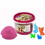 Кинетический песок Strateg Magic sand, розового цвета с ароматом клубники, ведро 0,5 кг SKL11-237249 Киев