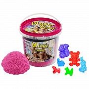 Кинетический песок Strateg Magic sand, розового цвета с ароматом клубники, ведро 1 кг SKL11-237245 Киев
