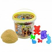 Кинетический песок Strateg Magic sand, светится в темноте, классический, ведро 1 кг SKL11-237234 Киев