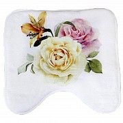 Коврик в ванную комнату Bathlux Rosa 10184 антискользящий хлопковый 45х45 см SKL11-132464 Киев