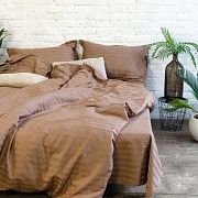 Постельное белье Viluta Сатин Страйп 75 Евро SKL53-240057 Киев