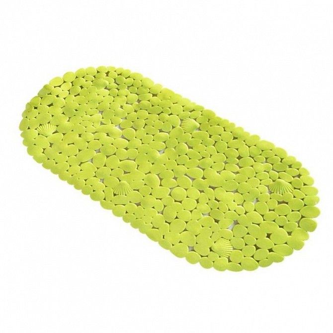 Коврик в ванную комнату Bathlux Green Leaves 40028 антискользящий резиновый 69х35 см SKL11-132546 Киев - изображение 1