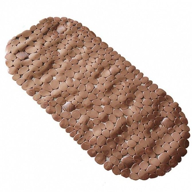 Коврик в ванную комнату Bathlux Stone 40027 антискользящий резиновый 69х35 см SKL11-132545 Киев - изображение 1