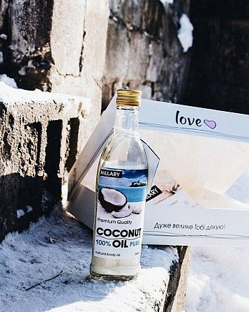 Кокосовое масло рафинированное Hillary Premium Quality Coconut Oil 250мл SKL13-131385 Киев - изображение 1