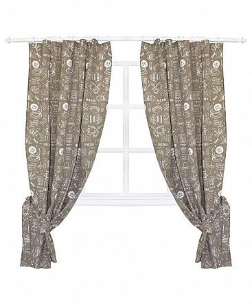 Комплект штор 2 од, Beige Breakfast 170х136 см SKL58-251984 Киев - изображение 1