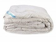 Одеяло Лебяжий Пух Leleka-Textile Евро 200х220 Белое в квадратик SKL53-239867 Киев