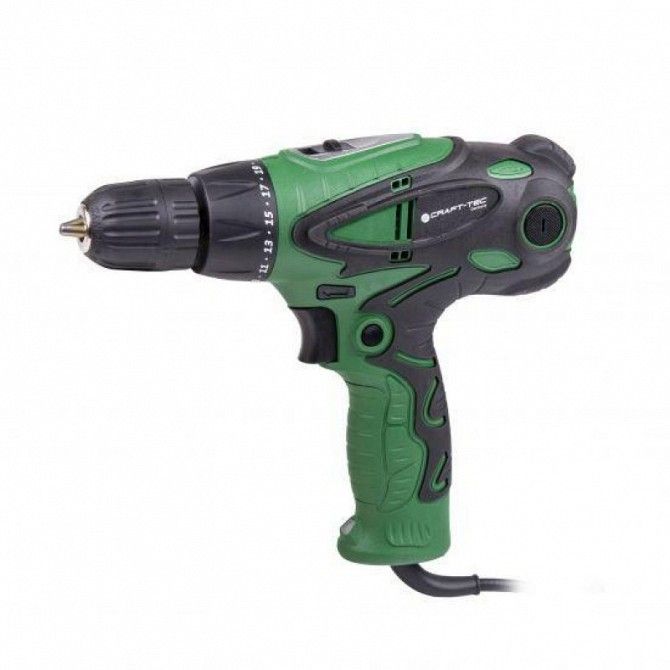 Шуруповерт Сетевой Двухскоростной Craft-Tec PXSD-107 1300ВТ плюс подсветка SKL11-236025 Киев - изображение 1