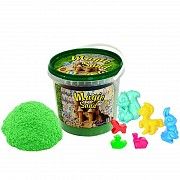 Кинетический песок Strateg Magic sand зеленого цвета, ведро 1 кг SKL11-237262 Киев