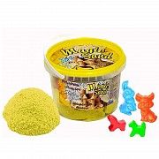 Кинетический песок Strateg Magic sand, желтого цвета с ароматом банана, ведро 0,5 кг SKL11-237248 Киев