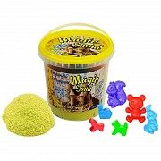 Кинетический песок Strateg Magic sand, желтого цвета с ароматом банана, ведро 1 кг SKL11-237244 Киев