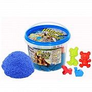 Кинетический песок Strateg Magic sand, светится в темноте, голубого цвета, ведро 0,5 кг SKL11-237237 Киев