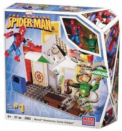 Конструктор Человек-паук и доктор Осьминог, 57 деталей, Marvel, Mega Bloks, 57pcs SKL14-138327 Киев - изображение 1