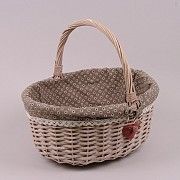 Корзина с тканью коричневая SKL11-249735 Киев