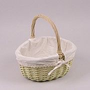 Корзина с тканью салатовая SKL11-249739 Киев