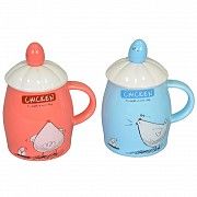 Кружка с ложечкой Chicken SKL11-208163 Киев