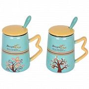 Кружка с ложечкой Desingn tree SKL11-208147 Киев