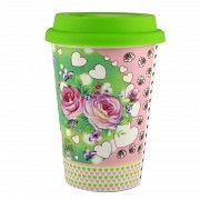 Кружка с силиконовой крышкой в подарочной упаковке Rose SKL11-203615 Киев
