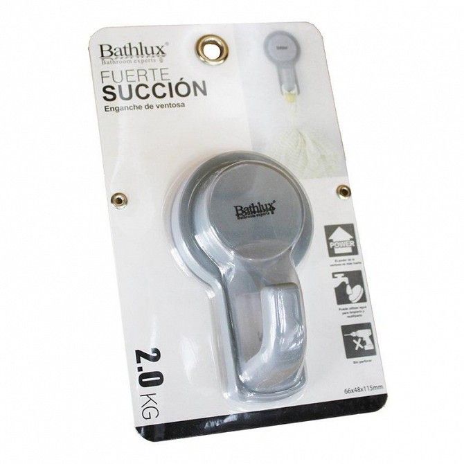 Крючок для полотенца Bathlux на вакуумной присоске Hojas 30154 SKL11-132539 Киев - изображение 1