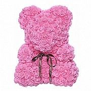 Мишка из роз BB2 розовый SKL25-223388 Киев