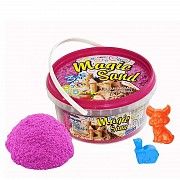 Кинетический песок Strateg Magic sand, розового цвета с ароматом клубники, ведро 350 г SKL11-237253 Киев
