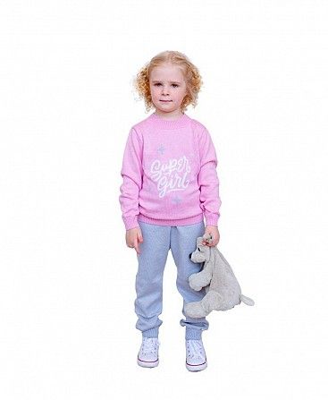 Костюм д/д Super girl Рожевий 122/128 138 SKL58-252291 Киев - изображение 1