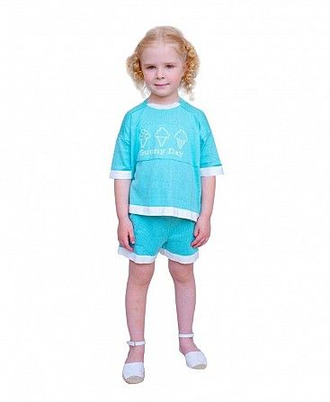 Костюм для дівчинки Sunny Day Тіфані 110/116 футболкашорти SKL58-252275 Киев - изображение 1