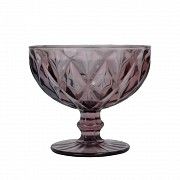 Креманка стекло Rhombus large фиолетовая SKL11-209382 Киев