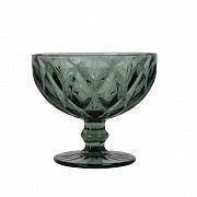 Креманка стекло Rhombus large черная SKL11-209383 Киев