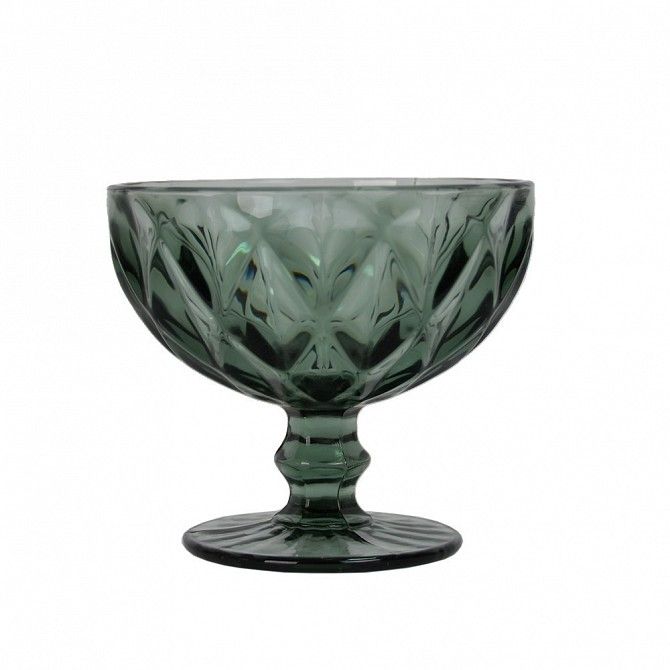 Креманка стекло Rhombus large черная SKL11-209383 Киев - изображение 1
