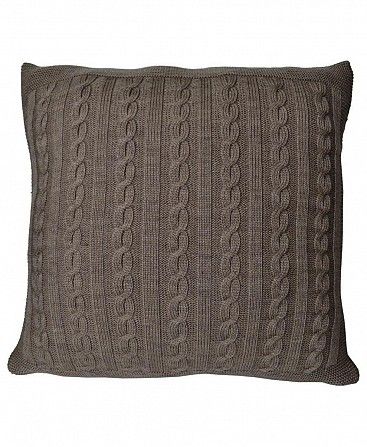 Наволочка вязана Soft коси Орех 45х45 SKL58-252230 Київ - изображение 1
