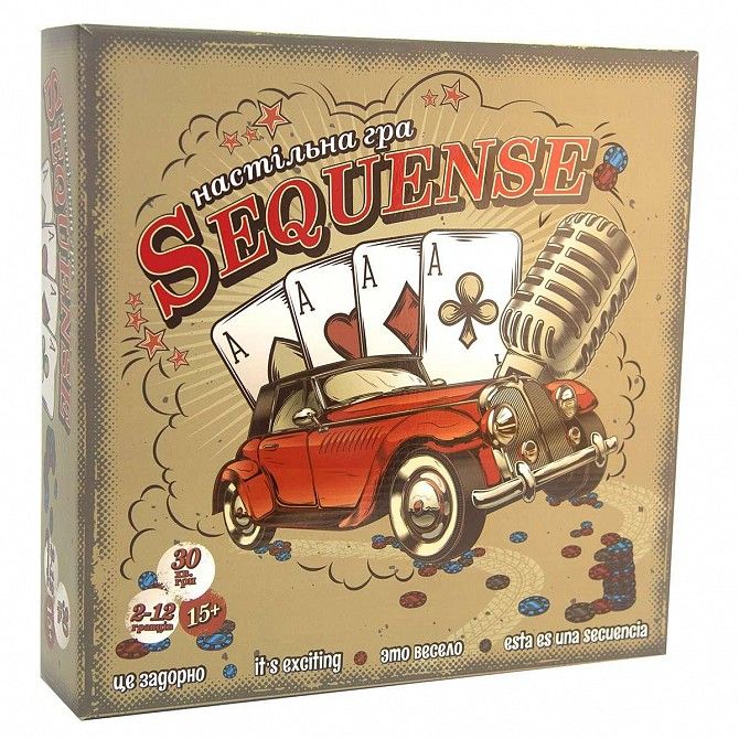 Настольная игра Strateg Sequence Сиквэнс на украинском SKL11-249412 Київ - изображение 1