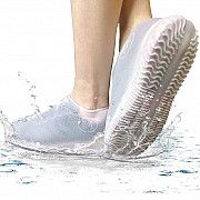 Силиконовые водонепроницаемые бахилы Чехлы на обувь WSS1 S 35-38р White SKL25-223357 Киев
