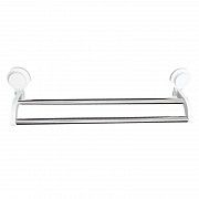 Вешалка для полотенец Bathlux 2 секции на вакуумной присоске 53х13 см 30129 SKL11-132521 Киев