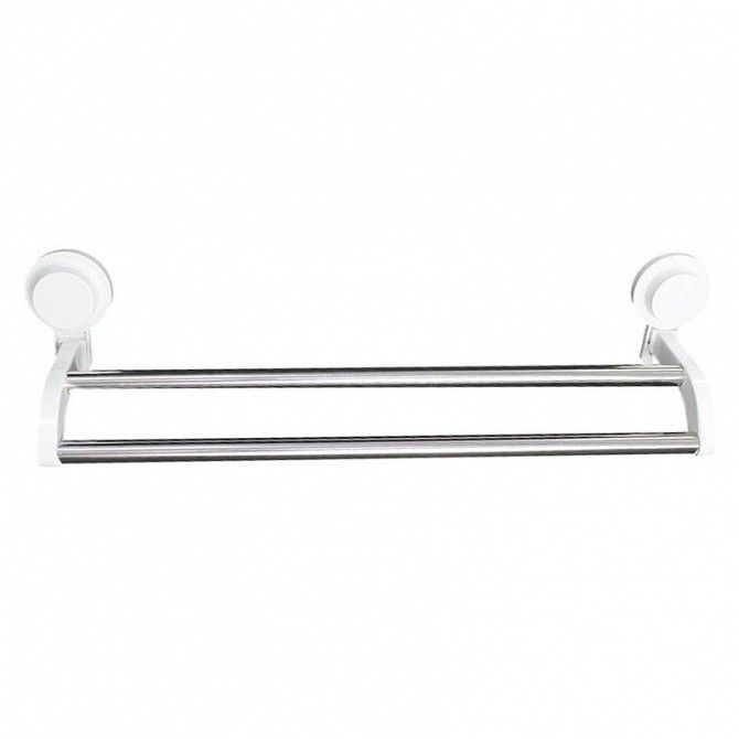 Вешалка для полотенец Bathlux 2 секции на вакуумной присоске 53х13 см 30129 SKL11-132521 Киев - изображение 1