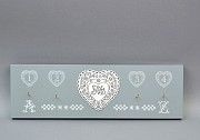 Вешалка Сердце серая SKL11-208922 Киев