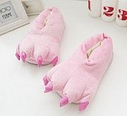 Домашние тапочки кигуруми Лапы Розовые SKL32-218554 Киев