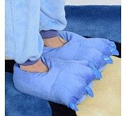 Домашние тапочки кигуруми Лапы Синие SKL32-189896 Киев