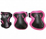Комплект защитный SportVida SV-KY0006-L Size L Black-Pink SKL41-227697 Киев