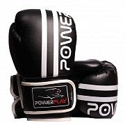 Боксерські рукавиці PowerPlay 3010 Чорно-Білі 12 унцій SKL24-144000 Киев