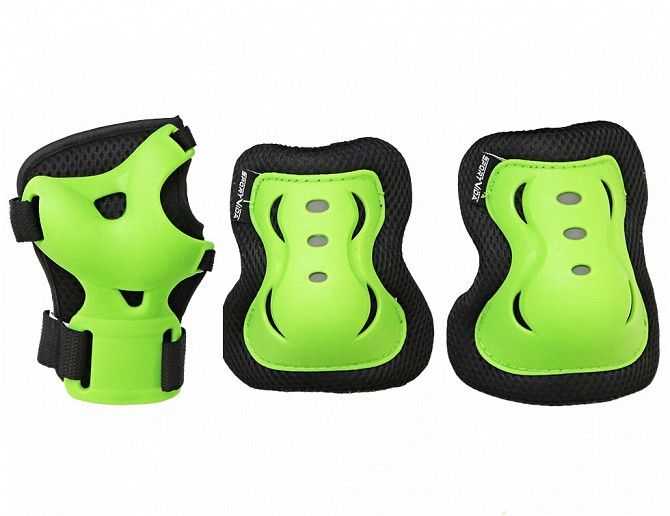 Комплект защитный SportVida SV-KY0001-L Size L Black-Green SKL41-227690 Киев - изображение 1