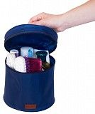 Круглый органайзер для косметики Organize синий K009 SKL34-176207 Киев