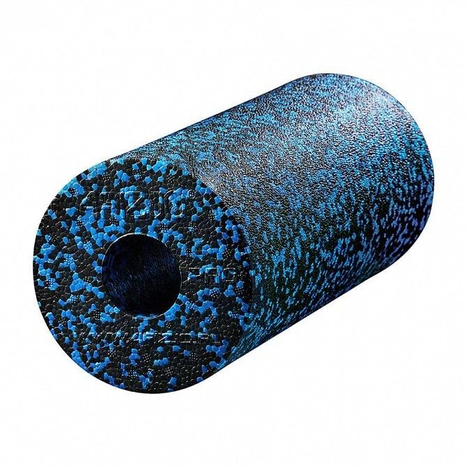 Массажный ролик валик, роллер гладкий 4FIZJO Epp Black-Blue SKL41-238040 Киев - изображение 1