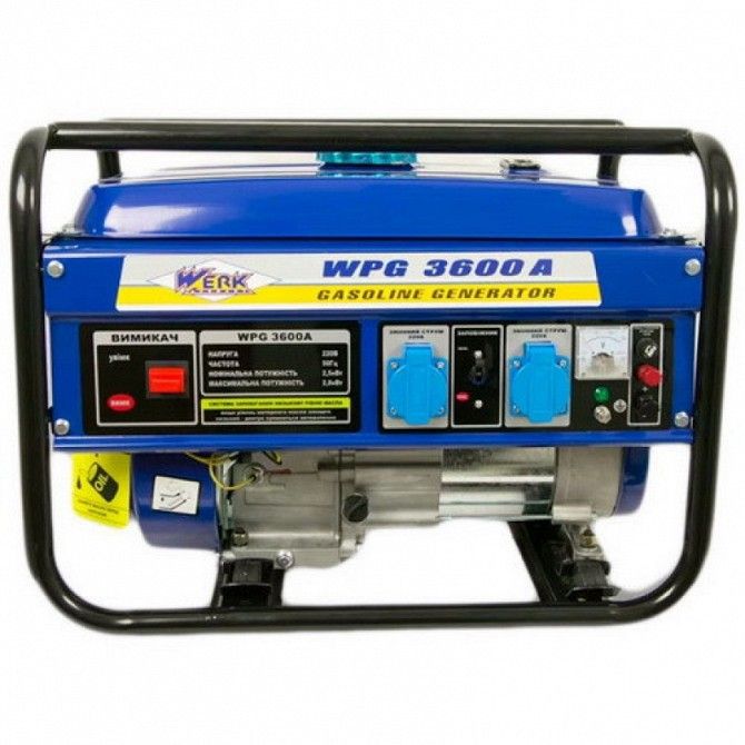 Генератор бензиновый Werk WPG3600A SKL11-236561 Киев - изображение 1
