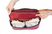Двойной дорожный органайзер для белья Organize винный C003 SKL34-176413 Киев