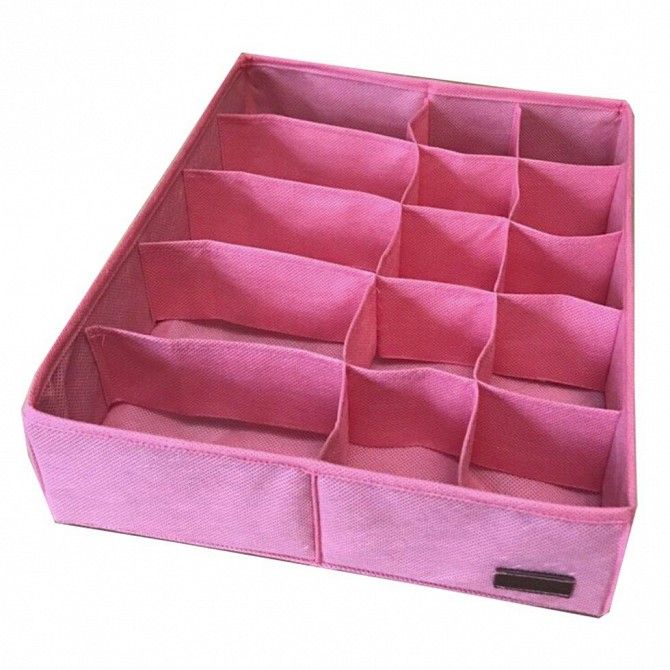 Двойной органайзер для белья Organize розовый PinkK-001 SKL34-190400 Киев - изображение 1