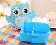 Детский ланч бокс Bento Совушка Синий SKL32-223475 Киев